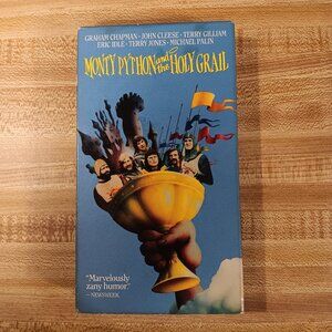 Monty Python and the Holy Grail 1975 VHS Terry Gilliam Jones British Comedy VTG